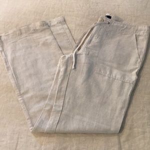 Gap linen pants. NWT